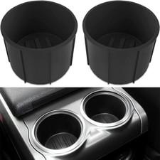 AOTEMILK Rear Cup Holder Set for Ford F150 2009-2014 with Flow Through Console picture