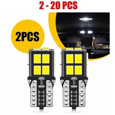 2-20PCS AUXITO T10 LED License Plate Lamp Bulb 6000K Super Bright White 2825 194 picture
