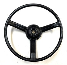 Jeep CJ Black Steering Wheel CJ5 CJ7 CJ8 76-86 AMC with Horn Button Factory & picture