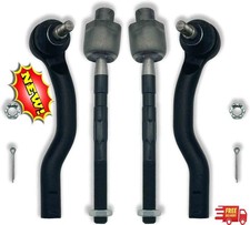 Kit de 4 piezas de terminales de dirección (interiores y exteriores) para eje de picture