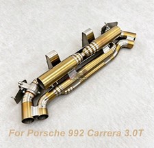 K Tuning Valved Axle Back  Exhaust System Compatible with  Porsche Carrera 3.0T picture