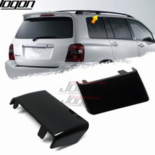 Pair ABS Roof Rack Center Middle End Cover For Toyota Highlander 1998-2007 Black picture