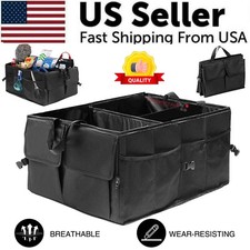 Trunk Cargo Organizer Folding Storage Collapse Bag Bin For Car Truck SUV 40L US picture