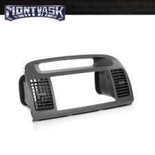 Fit For 2002-2006 Toyota Camry Dash Radio Bezel Center Air Vents Clock Trim Gray picture