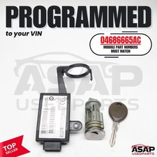 Plug & Play IGNITION SWITCH + MODULE + KEY 04686665AC Plug & Play picture
