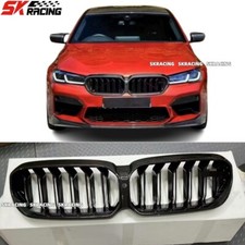 Fits 21-23 BMW 5 Series M5 F90 Real Carbon Fiber Durable Front Grille Grill Kit picture