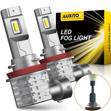 AUXITO LED H11 Headlight Foglight Bright Set White Super 6500K Low Beam Bulbs 2x picture