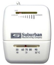 Suburban 161154 Wall Thermostat Heat Only White -  Brand New -  Fast Shipping picture