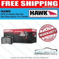 HAWK HPS 5.0 Brake Pads 15-19 Corvette Z06/Grand Sport HB649B.605 picture