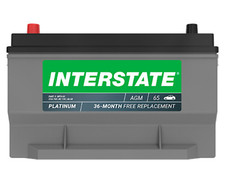 Interstate Batteries 12V 68Ah Group Size 65 SLI AGM Automotive Battery picture