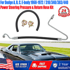 For Dodge Power Steering Hose Kit 1969-72 Saginaw A,B,C,E-Body 318-340-383-440 picture