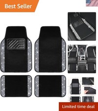 4-Piece Bling Diamond Car Mats - Glamorous Protection for SUVs, Vans & Sedans picture