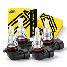 For Ferrari F355 GTS 1994-1998 White LED Headlight Bulbs High Low Beam 9005+9006 picture