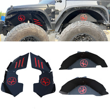 Vijay New Front and Rear Inner Fender Liners For 2007-2018 Jeep Wrangler JK/JKU picture