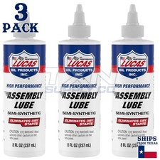 Lucas Oil 10153 High Performance Assembly Lube 8oz - 3 Pack picture