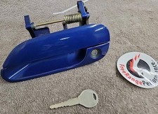 1999 10AE Blue NB Mazda Miata Exterior Door Handle Key Left LH Driver MX-5 MX5 picture