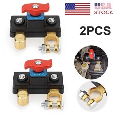 2Pcs 12V 24V Battery Disconnect Terminal Switch Kill Isolator Cut Off for Car RV picture