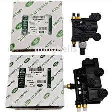 NEW Pair Air Suspension Solenoid Valve Block For Land Rover LR3 4 Range Rover picture