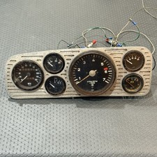 Vintage VDO 6 Gauge Dash Cluster 120 MPH 7000 RPM Volkswagen Porsche Custom picture