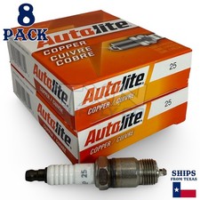 Autolite 25 Copper Core Spark Plugs - 8 Pack picture