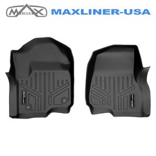 SMARTLINER Floor Mats 1st Row Set 2017-2020 Ford F-250 F-350 F-450 Super Duty picture