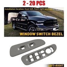 2-20PCS Door Window Switch Panel Control Bezel Gray Fit 2002-2010 Dodge Ram 2500 picture