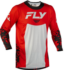2027 MX27 Fly Racing LITE Flake Gear Set - Jersey & Pants - Red/Grey/Black picture