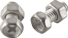 BikeMaster 5x11mm Bolt with Hex Nut 151928 Motorcycle Hardware picture