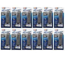 Permatex Ultra Grey RTV Silicone Gasket Maker Set High-Torque 36oz (12 x 3oz) picture