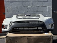 OEM 2010-2012 Hyundai Santa Fe Front Bumper Cover Grille Assembly White picture