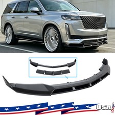 New Carbon Color Front Bumper Splitter Lip For Cadillac Escalade Sport 2021-2025 picture
