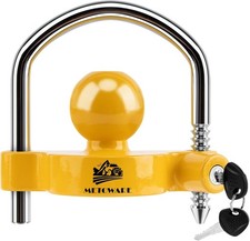 Universal Adjustable Heavy Duty Trailer Coupler Hitch Lock Towing Security Ball picture
