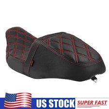 Gel Red Diamond Stitch Seat For Harley Electra Glide / Road Glide 1998-2007 picture
