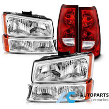 For 03-06 Chevy Silverado 1500 2500 3500 Headlights Tail Lights Combo picture