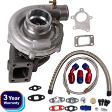 T04E T3/T4 A/R.63 400+HP External wastegate STAGE III Turbocharger+Oil line kit picture