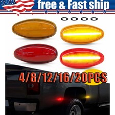 Amber Red LED Marker Lamps For GMC Sierra 2500HD 3500HD 99-14 Dually Bed4-20x picture
