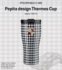 Genuine Porsche Thermo Cup Black White WAP0504050SPEP picture