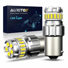 2X 1156 BA15S 7506 LED Backup Reverse Lamp Light Bright White 6500K Bulbs AUXITO picture