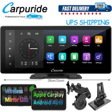 CARPURIDE W103 Portable Car Stereo Wireless Apple Carplay Android Auto Bluetooth picture