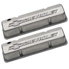 Proform Die-Cast Slant-Edge Valve Covers for 1958-1986 Small Block Chevy with picture
