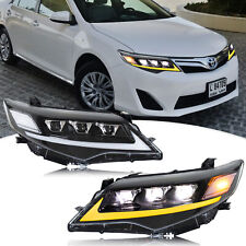 LED Headlights for Toyota Camry 2012 2013 2014 Animation Sequential Front Lamps picture