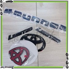 4Pcs Gloss Black Emblem Overlay Kit For 2025 Limited Letter Tailgate Side Badges picture