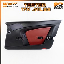 06-16 ASTON MARTIN V8 VANTAGE RIGHT INTERIOR DOOR COVER PANEL BLACK RED OEM picture