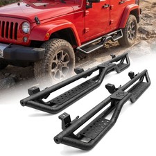 Running Boards for 2007- 2018 Jeep Wrangler JK & Unlimited 4 Door Side Steps Red picture