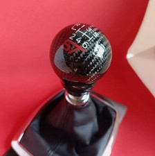 ST CARBON SHIFT GEAR KNOB For FORD FOCUS MK2 MK3 MK4 FIESTA MK7 MK8 RS LW LZ WZ picture