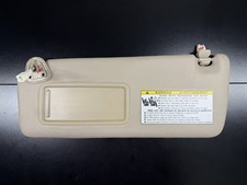 2001-2007 Toyota Highlander Sun Visor LH Driver Side With Mirror Lighted Tan picture