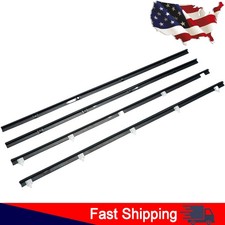 For 1984-89 Toyota Pickup 4Runner Inner Outer Weatherstrip Rubber Door Belt Seal picture