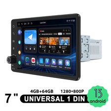 JOYING CarPlay 7inch Touchscreen Single Din Bluetooth Car Stereo Radio with Knob picture