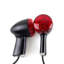 Rear Turn Signals LED Red Light Fit For Harley Sportster XL 883 1200 1992-2022 picture