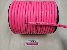 Ton's 8mm PINK silicone SUPPRESSION CORE SPIRAL WOUND  SPARK PLUG WIRE foot picture